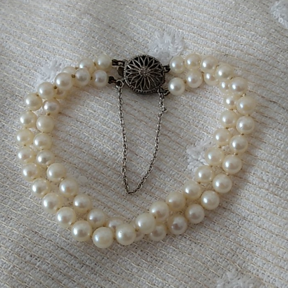 Antique Pearl Bracelet